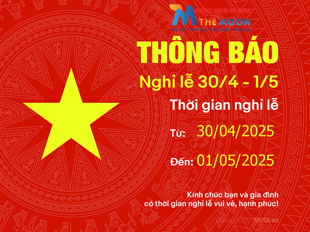 THÔNG BÁO NGHỈ LỄ 30/4 - 1/5/2025